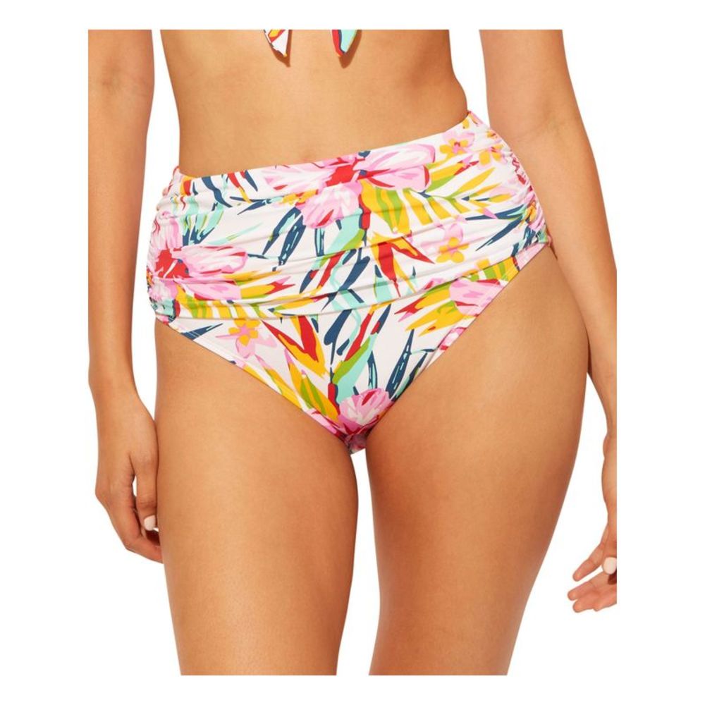 BLEU Women's Multi Color Beachy Keen High Waisted Swimsuit Bottom 10